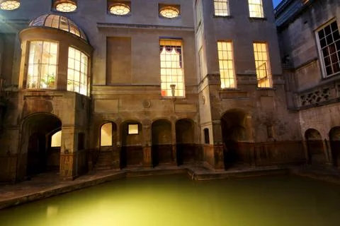 Roman baths Stock Photos