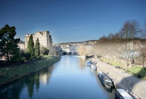 Roman baths Stock Photos