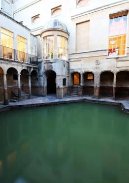 Roman baths Stock Photos