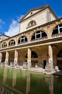 Roman Baths Stock Photos