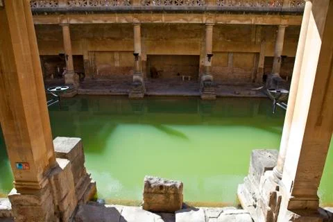 Roman Baths Stock Photos