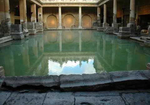 Roman Baths Stock Photos
