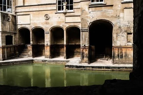 Roman Baths Stock Photos