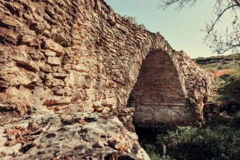 Roman bridge Stock Photos
