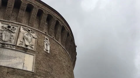 Roman Castle Stock Footage 200789372