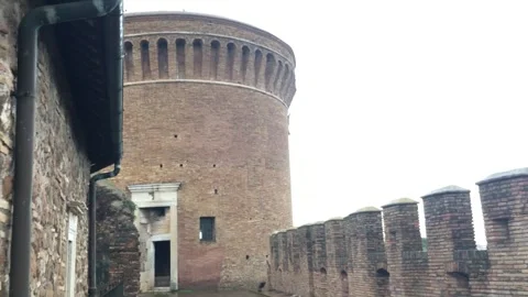 Roman Castle Stock Footage 200789377