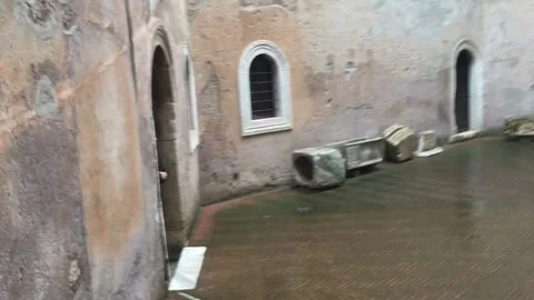 Roman Castle Stock Footage 200789389