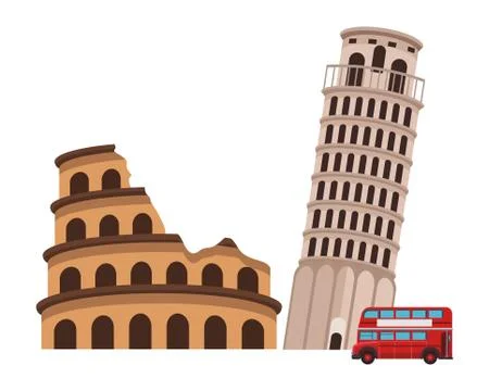 Roman circus icon Stock Illustration
