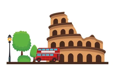 Roman circus icon Ilustración de archivo