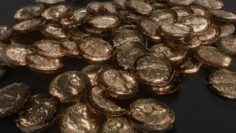 Roman Coins Video stock 334209548