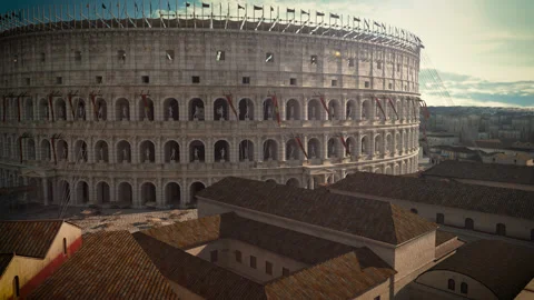 The Roman Colosseum Stock Footage 314403643