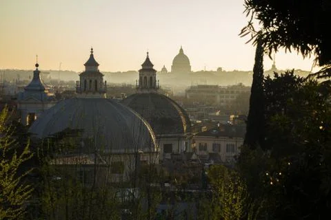 Roman domes Stock Photos