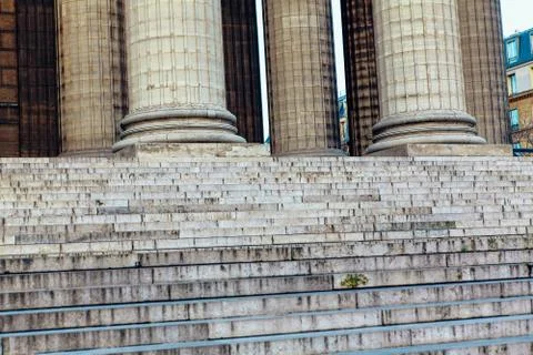 Roman Doric Columns Stock Photos
