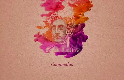 Roman Emperor Commodus Stock Illustration