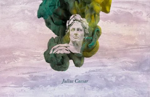Roman Emperor Julius Caesar Stock Illustration