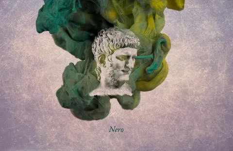 Roman emperor Nero Stock Illustration