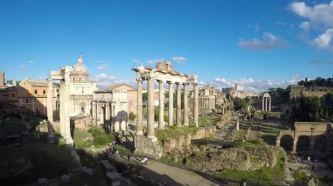 Roman Forum Stock Footage 58143269