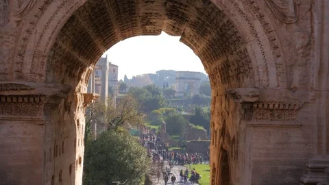 Roman Forum Vídeos de archivo 77152803