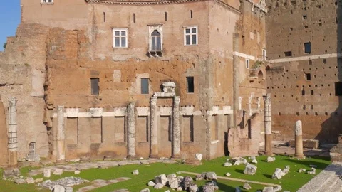 Roman Forum Vídeos de archivo 77157737