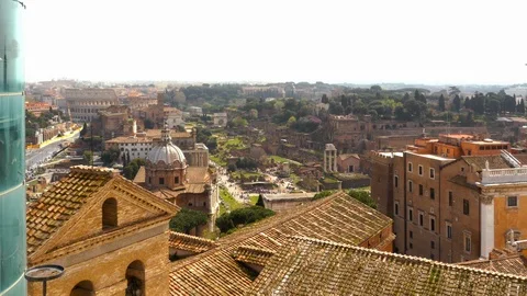 Roman Forum Stock Footage 95582907