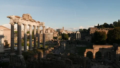 Roman Forum. Stock Footage 97856815