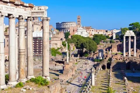 Roman Forum Stock Photos