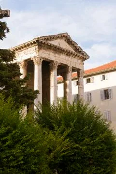 Roman forum Stock Photos
