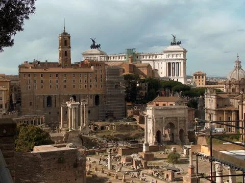 The Roman Forum Stock Photos