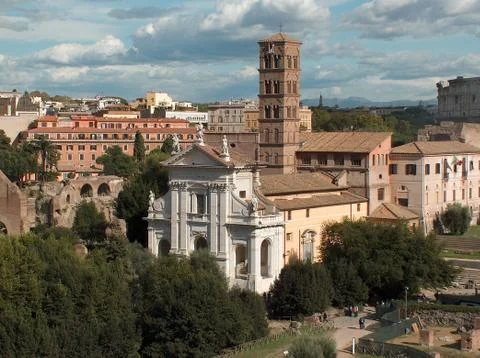 The Roman Forum Stock Photos