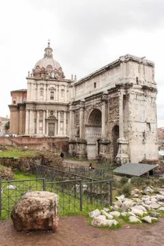 Roman Forum Fotos Stock