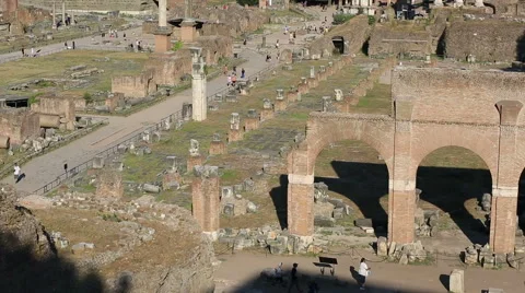 Roman Forum of Rome Stock Footage 53301809