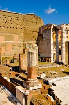 Roman Forum, Rome's historic center, Italy Stock Photos