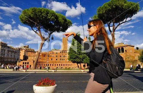 ROMAN FORUM, ROME'S HISTORIC CENTER, ITALY. Stock Photos