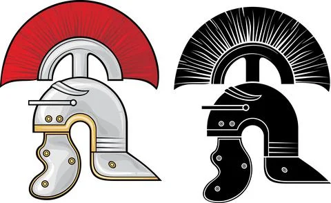 Roman helmet Stock Illustration