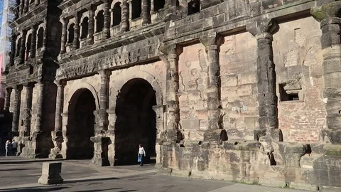 Roman monument exterior Stock Footage 81183154