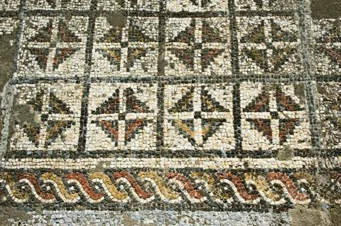 Roman mosaics Stock Photos