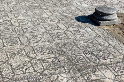 Roman mosaics Stock Photos