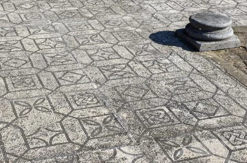 Roman mosaics Stock Photos