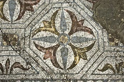 Roman mosaics Stock Photos