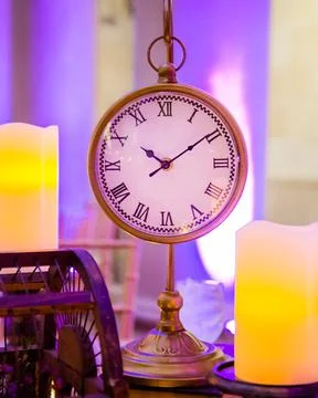Roman Numeral Clock Stock Photos