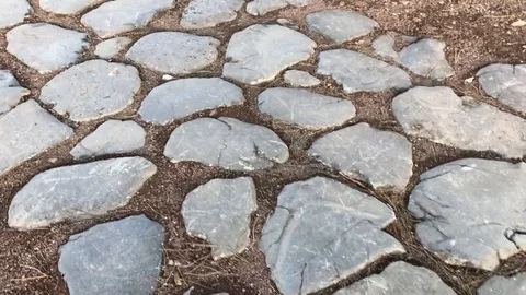 Roman paving Stock Footage 102287080