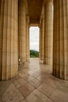 Roman pillars Stockfoto's