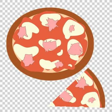 Roman pizza 스톡 일러스트