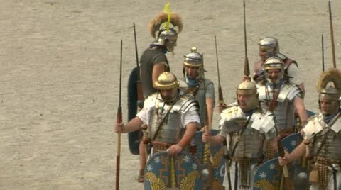 Roman praetorian 12 Stock Footage 11352005