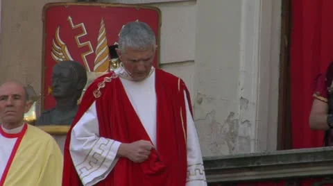 Roman procurator 04 Stock Footage 22422283