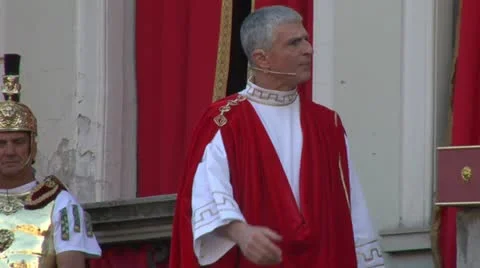 Roman procurator 05 Stock Footage 22422385