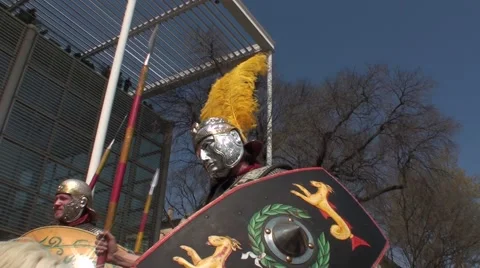 Roman rider Stock Footage 50931206