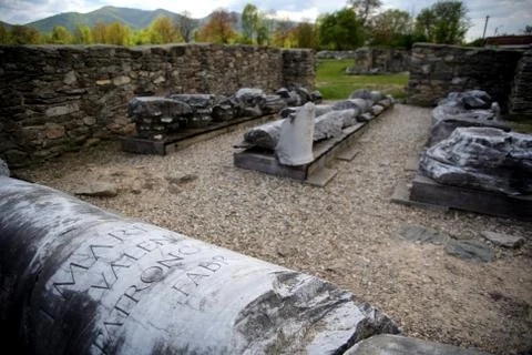 Roman ruins Stock Photos