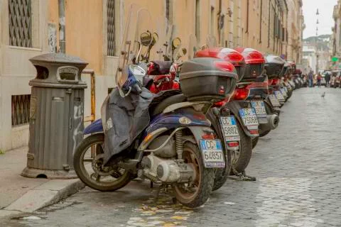 Roman Scooters Stock Photos