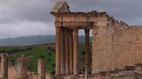 Roman settlement Video stock 7750780